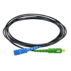 FTTH Shenzhen outdoor fiber drop cable SC/UPC-SC/APC 1/2/ 4 core G657A2 LSZH jacket